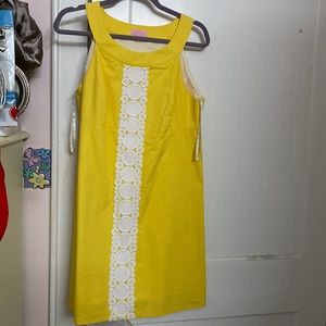 Yellow High-neck Lilly Pulitzer Dress
